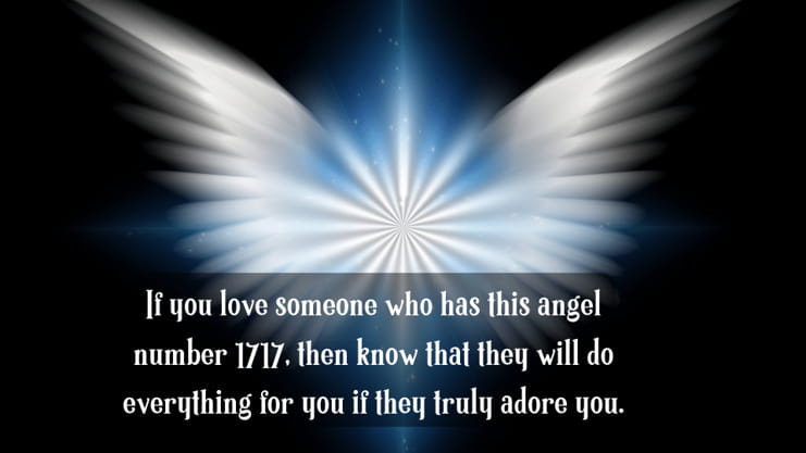 1717 angel number love