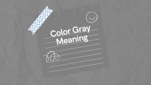 Gray color Meaning