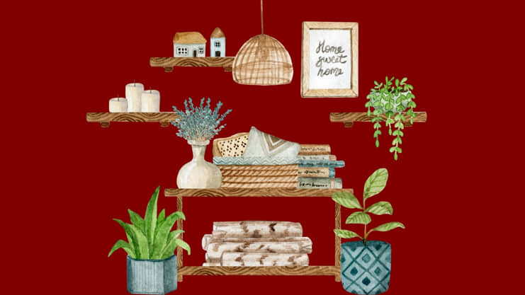 Maroon in home Decor