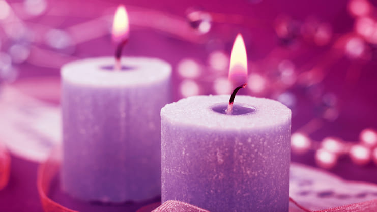 Purple color Candle meaning